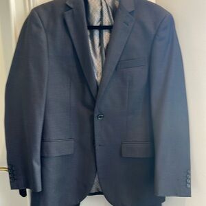 Alberto Cardinali, two piece suit. Charcoal gray. Excellent condition.
